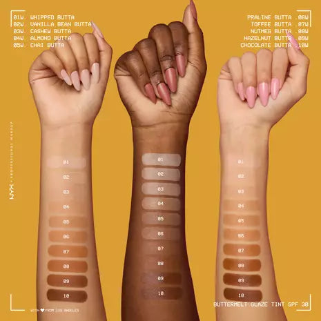 NYX Professional Makeup Bare With Me Blur Tint Foundation with SPF 30 – Whipped Butta