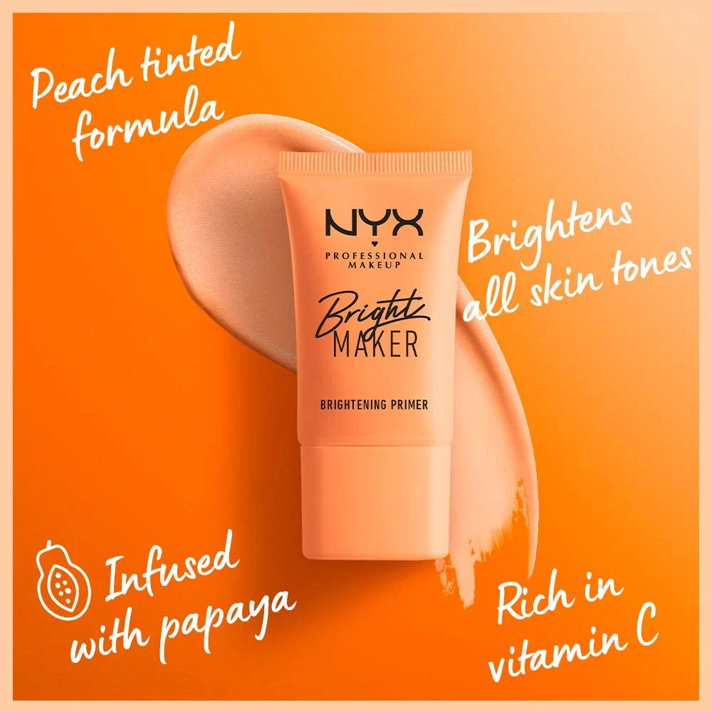 NYX Professional Makeup Bright Maker Primer – Brightening Makeup Base