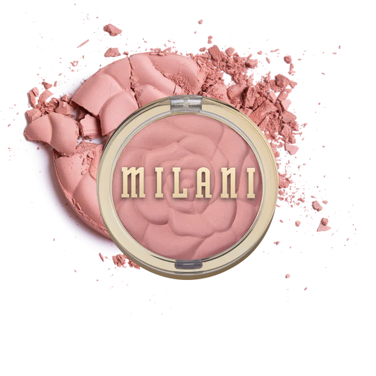 Milani Rose Powder Blush - Matte Face Sculpting Compact (0.60 oz / 17g)