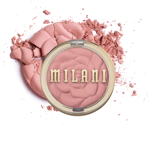 Milani Rose Powder Blush - Matte Face Sculpting Compact (0.60 oz / 17g)