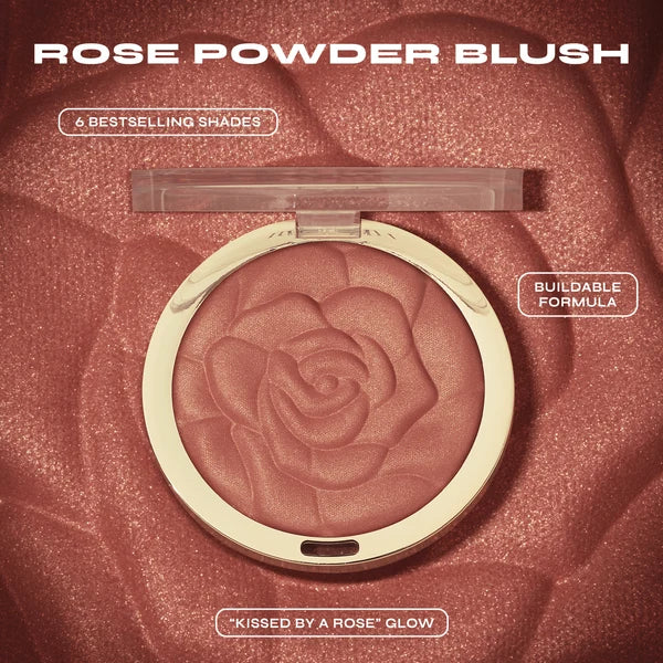 Milani Rose Powder Blush - Matte Face Sculpting Compact (0.60 oz / 17g)