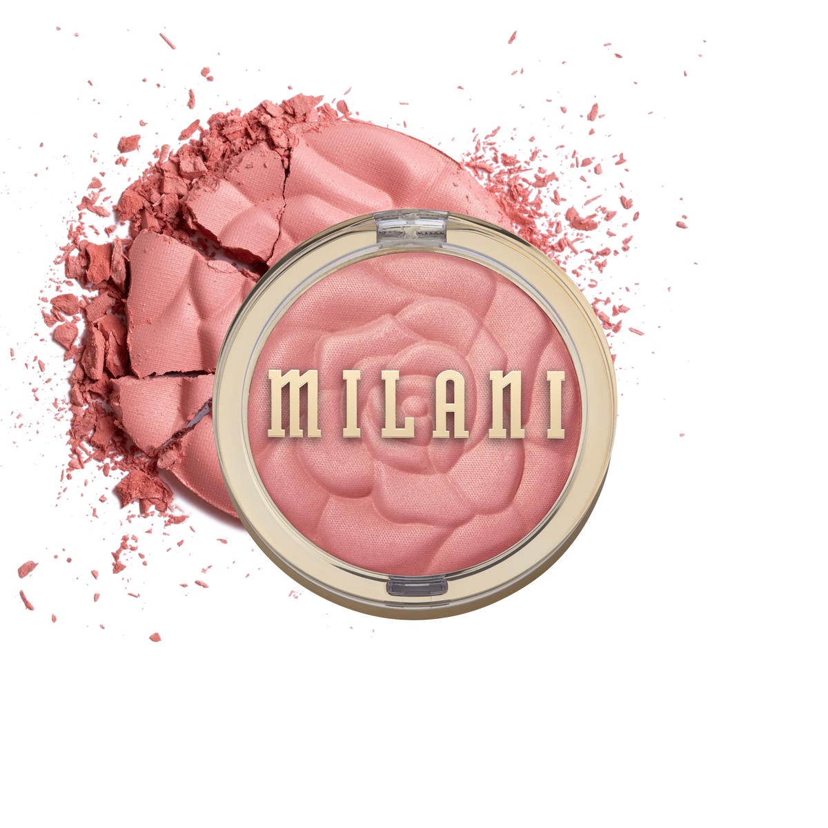 Milani Rose Powder Blush - Matte Face Sculpting Compact (0.60 oz / 17g)