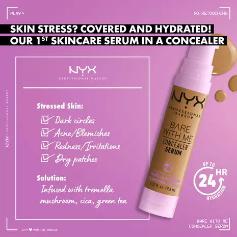 NYX Professional Makeup Bare With Me Concealer Serum – Hydrating Lightweight Concealer