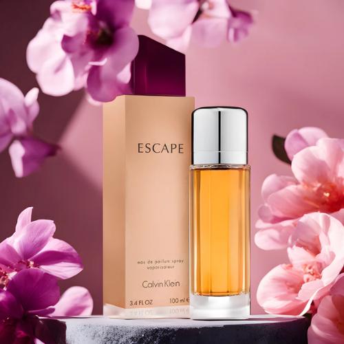 Calvin Klein Escape Eau De Parfum 100ml for Women | Fresh Floral Luxury Fragrance