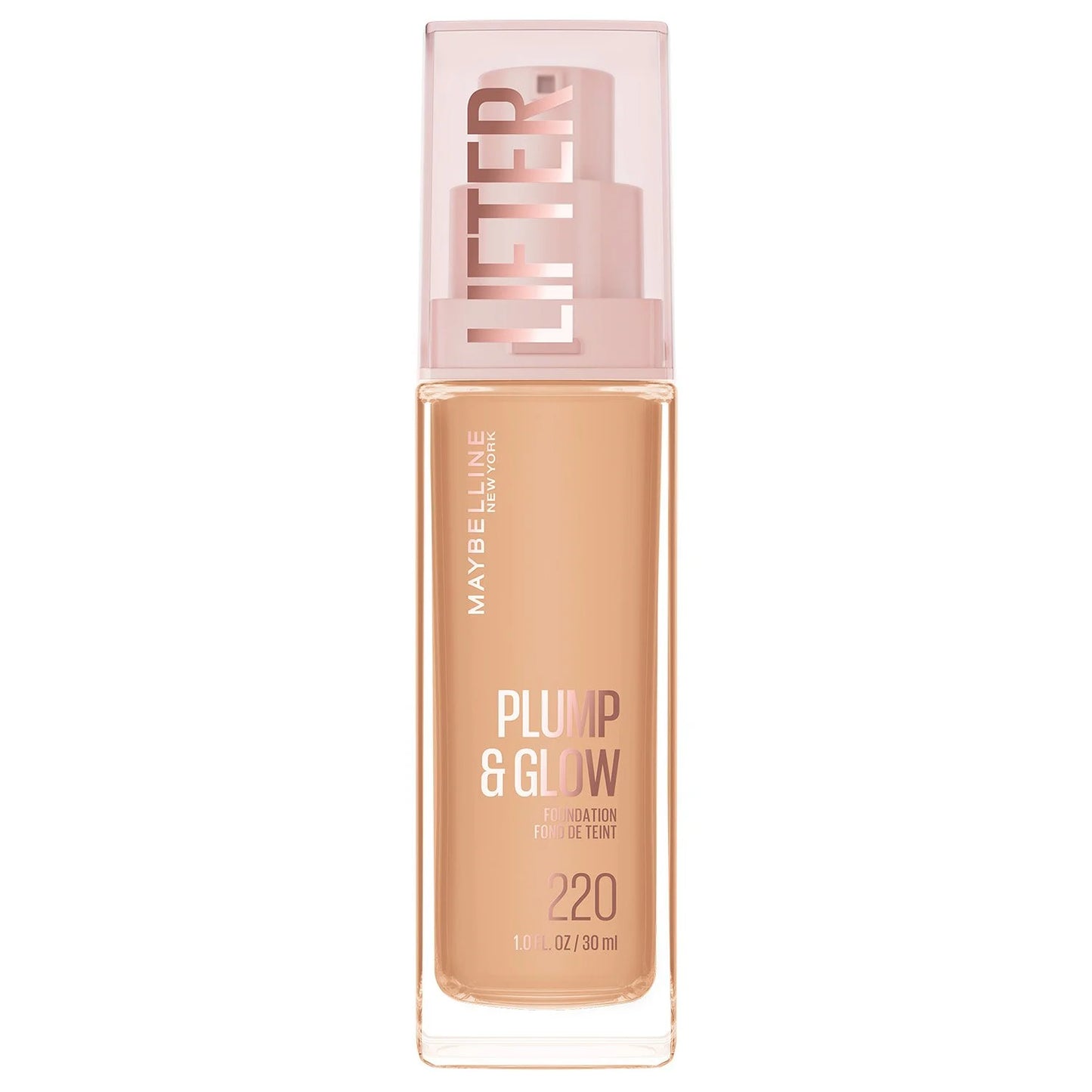 Maybelline Lifter Plump & Glow Foundation 30ml – Hydrating Dewy Finish Liquid Foundation