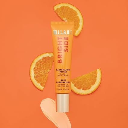 Milani Bright Side Illuminating Primer - Vitamin C & Provitamin B5 Glowing Base (1 Fl Oz / 30ml)
