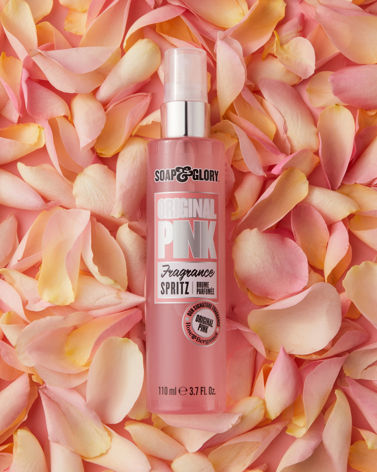 Soap & Glory Original Pink Fragrance Spritz 110ml – Rose & Bergamot Body Mist