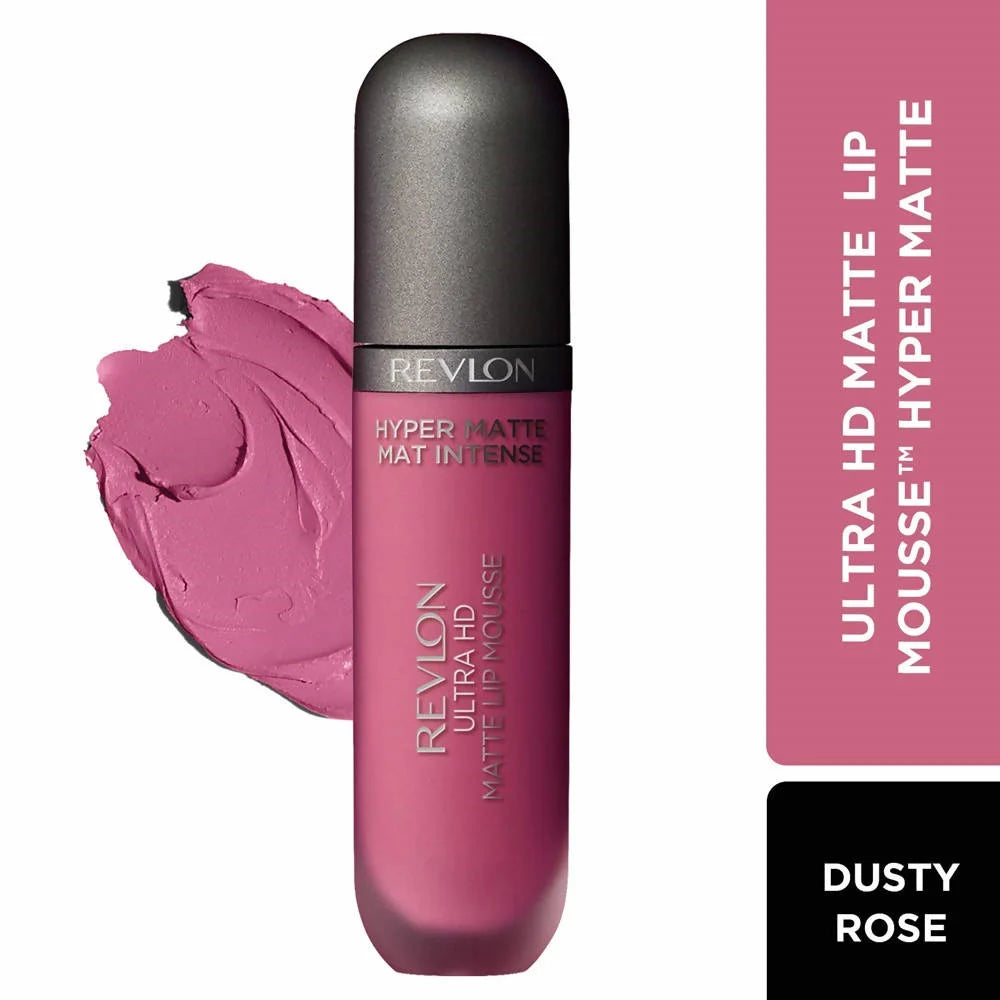 Revlon Ultra HD Matte Lip Mousse - Hyper Matte Intense Liquid Lipstick (5.9ml)