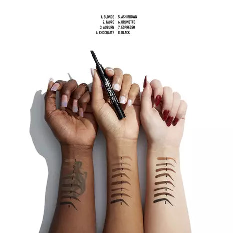 NYX Professional Makeup Dip, Shape, Go! Longwear Brow Pomade – All-in-One Waterproof Eyebrow Kit