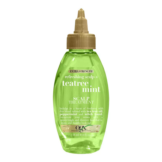 OGX Extra Strength Tea Tree Mint Scalp Treatment 118ml – Refreshing Scalp Care