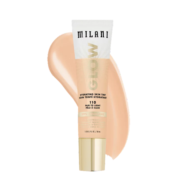 Milani Glow Hydrating Skin Tint - Luminous Face Moisturizer Balm (1 Fl Oz / 30ml)