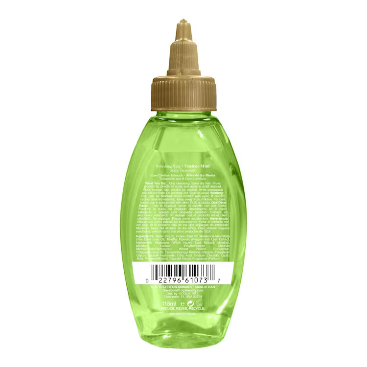 OGX Extra Strength Tea Tree Mint Scalp Treatment 118ml – Refreshing Scalp Care