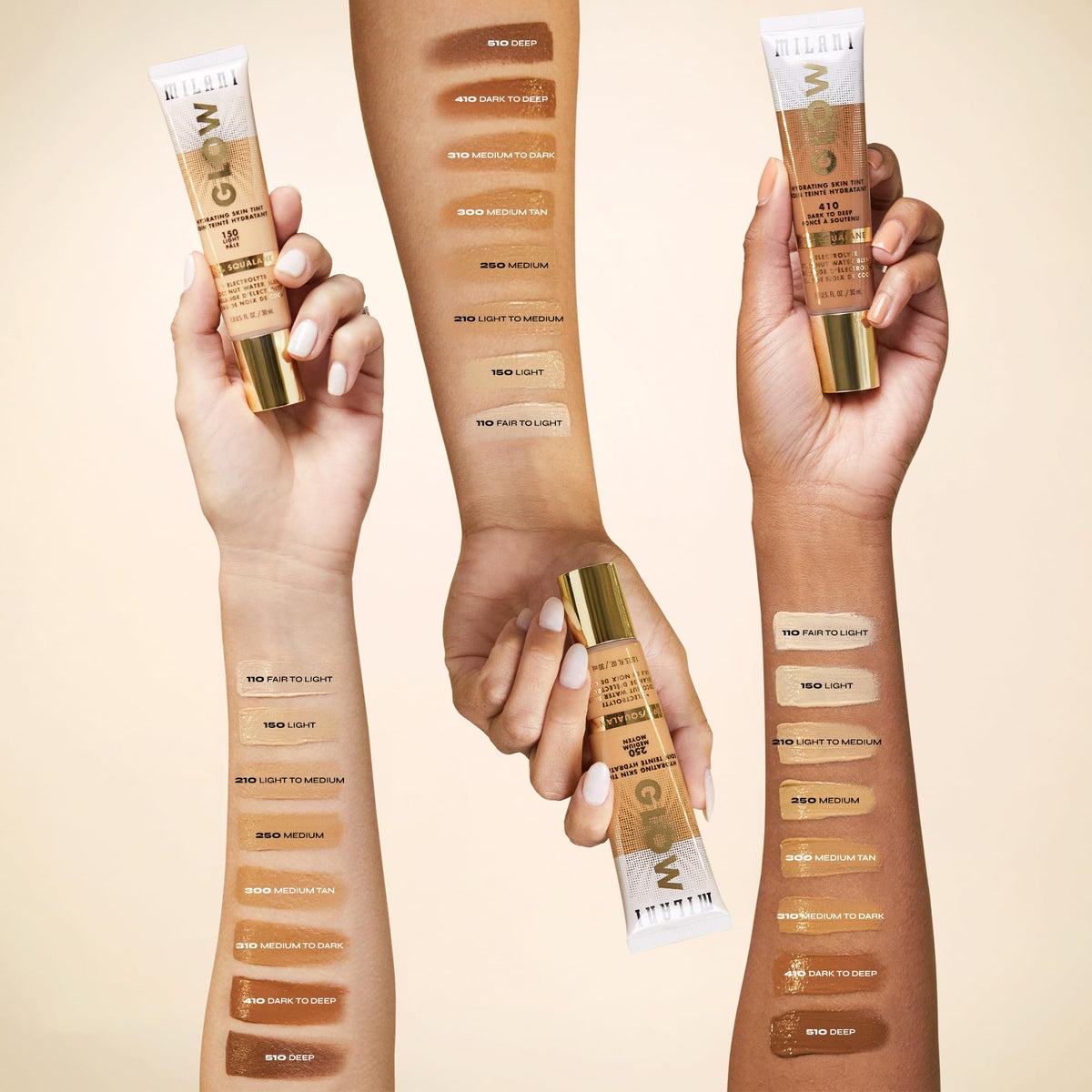 Milani Glow Hydrating Skin Tint - Luminous Face Moisturizer Balm (1 Fl Oz / 30ml)