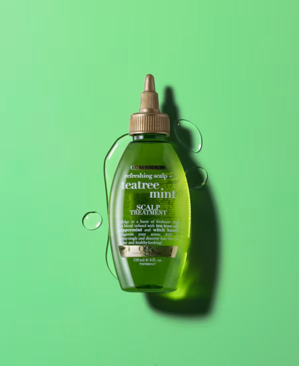 OGX Extra Strength Tea Tree Mint Scalp Treatment 118ml – Refreshing Scalp Care