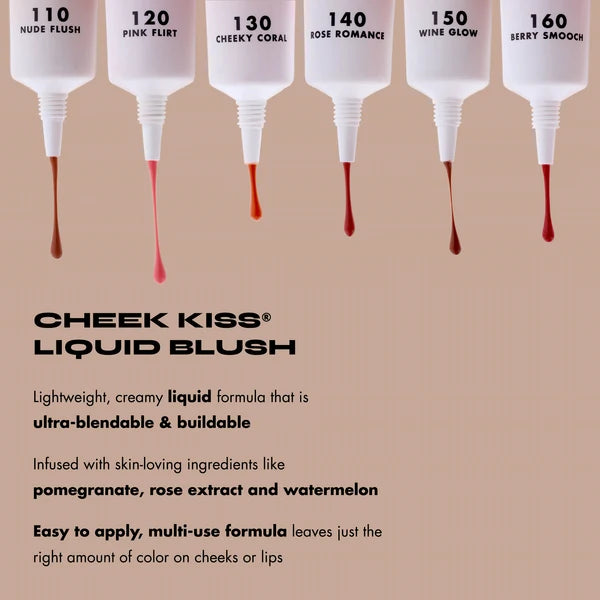 Milani Cheek Kiss Liquid Blush - Hydrating Cheek and Lip Tint Balm (0.37 Fl Oz / 11ml)