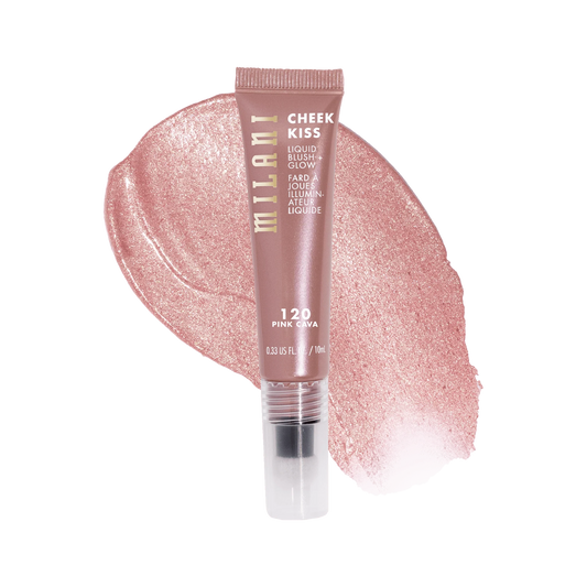 Milani Cheek Kiss Liquid Blush + Glow - Illuminating Cheek Tint with Cushion Applicator (0.33 Fl Oz / 10ml)