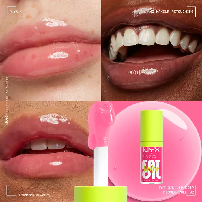 NYX Professional Makeup Fat Oil Lip Drip High Shine Hydrating Lip Gloss Oil