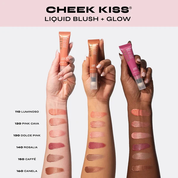 Milani Cheek Kiss Liquid Blush + Glow - Illuminating Cheek Tint with Cushion Applicator (0.33 Fl Oz / 10ml)