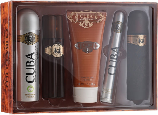 Cuba Gold Perfume Gift Set for Men – Original Luxury Fragrance Collection