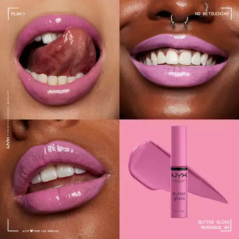 NYX Professional Makeup Butter Gloss Non Sticky Hydrating Lip Gloss Creme