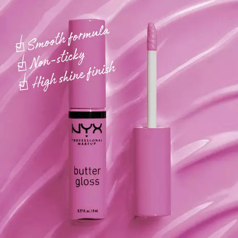 NYX Professional Makeup Butter Gloss Non Sticky Hydrating Lip Gloss Creme