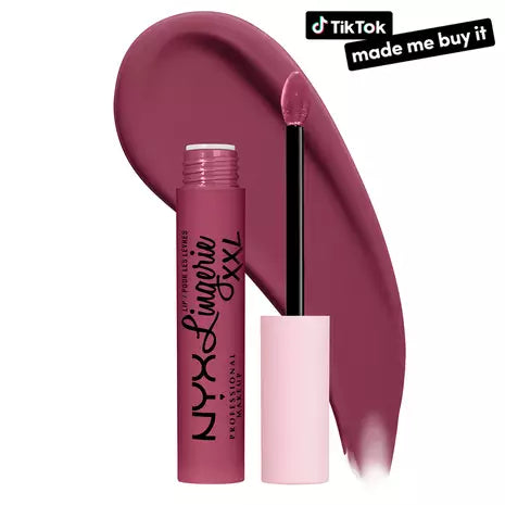NYX Professional Makeup Lip Lingerie XXL Matte Liquid Lipstick Longwear Transfer Proof Lip Cream