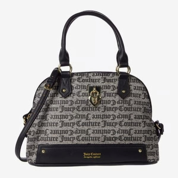 Juicy Couture Signature Logo Print Satchel Handbag for Women