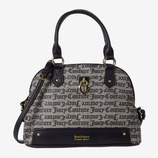 Juicy Couture Signature Logo Print Satchel Handbag for Women