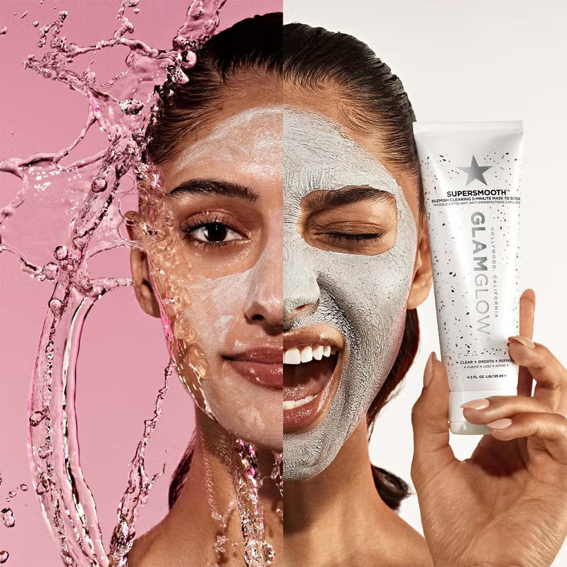 Glamglow Supersmooth Blemish Clearing 5-Minute Mask to Scrub (125ml)