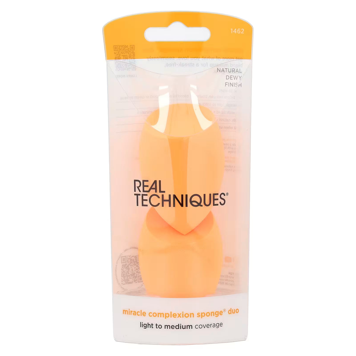 Real Techniques Miracle Complexion Sponge – Makeup Blender for Light to Medium Coverage
