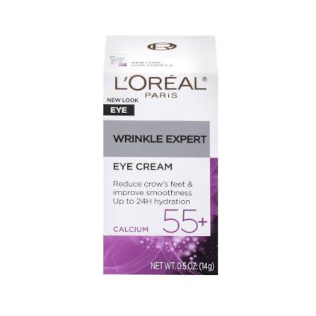 L'Oreal Paris Wrinkle Expert 55 Plus Eye Cream with Calcium Anti Aging Treatment