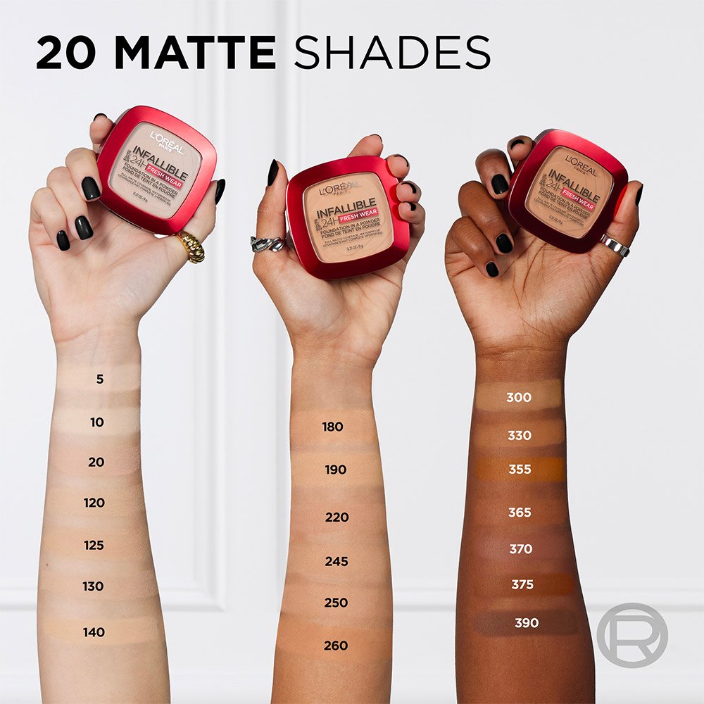 L'Oreal Paris Infallible 24H Fresh Wear Foundation in a Powder Full Matte Coverage