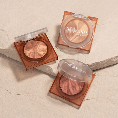GLOWISH by Huda Beauty Soft Radiance Bronzing Powder 3g – Face Bronzer