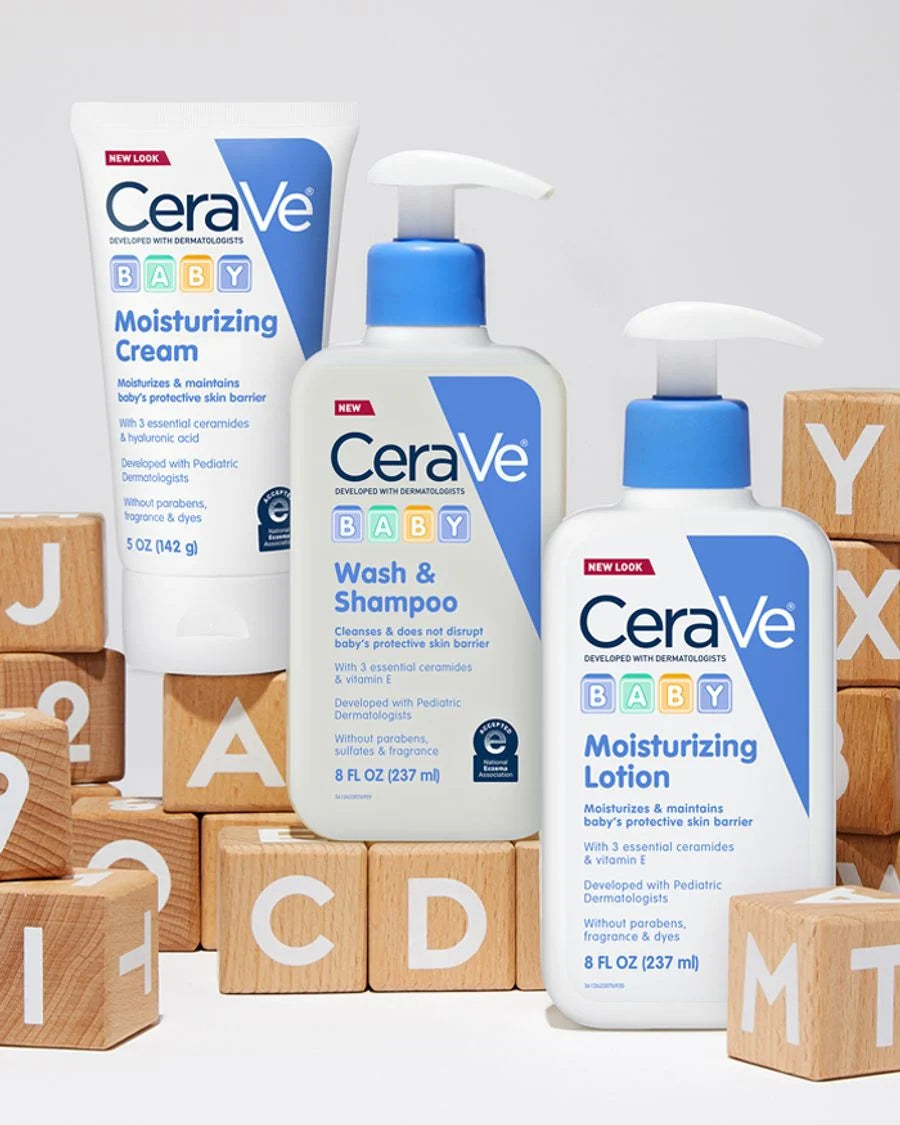 CeraVe Baby Moisturizing Lotion 237ml | Gentle Daily Hydration for Delicate Baby Skin