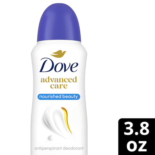 Dove Advanced Care Dry Spray Antiperspirant - Nourished Beauty (3.8 oz / 107g)