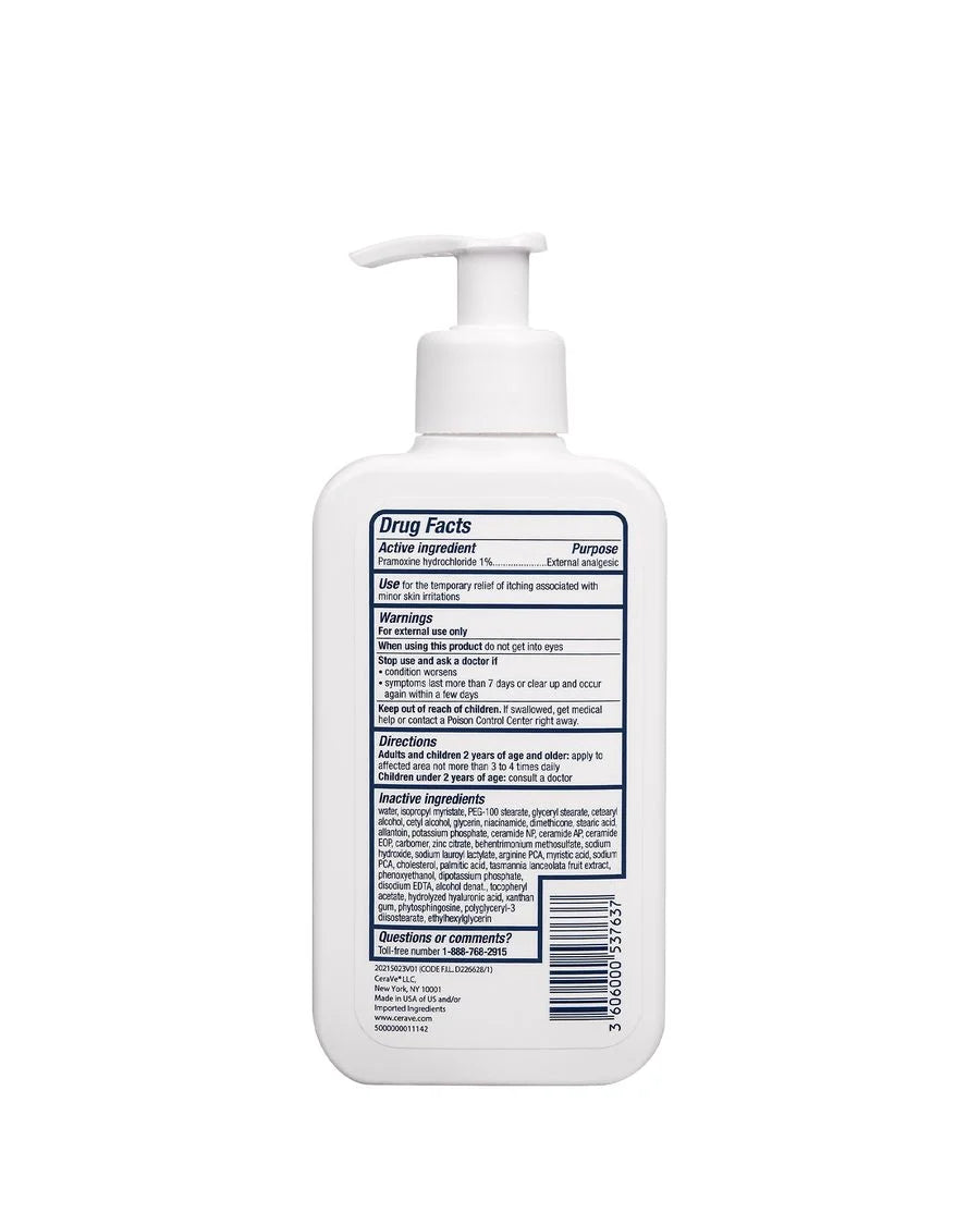 CeraVe Itch Relief Moisturizing Lotion 237ml | Fast-Acting Relief for Dry & Itchy Skin