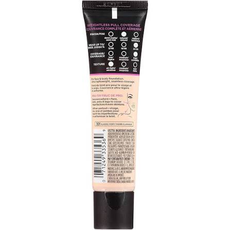 L'Oreal Paris Infallible Total Cover Foundation 24HR Full Coverage Weightless Feel