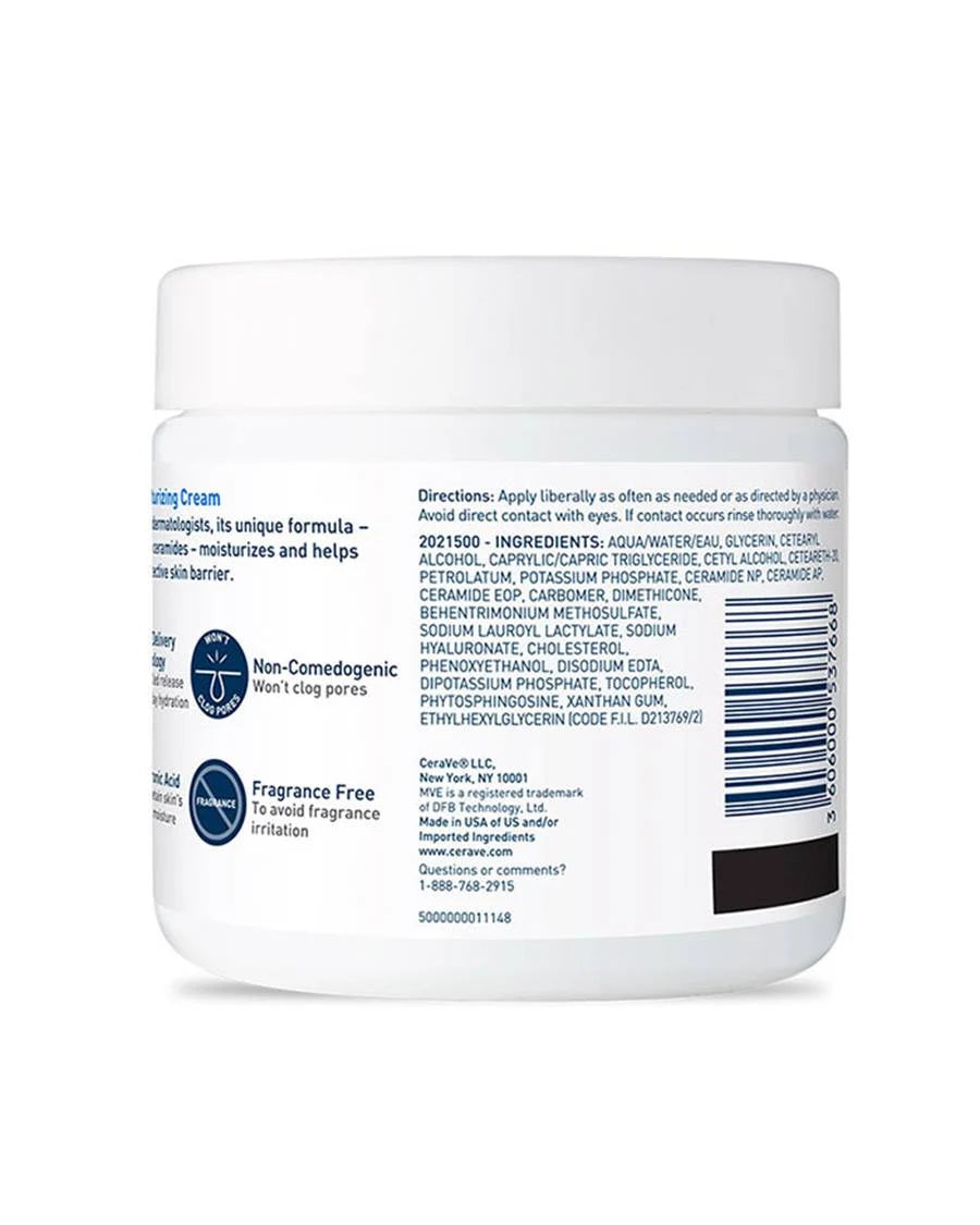 CeraVe Moisturizing Cream 340g for Normal to Dry Skin | Deep Hydration with 3 Essential Ceramides