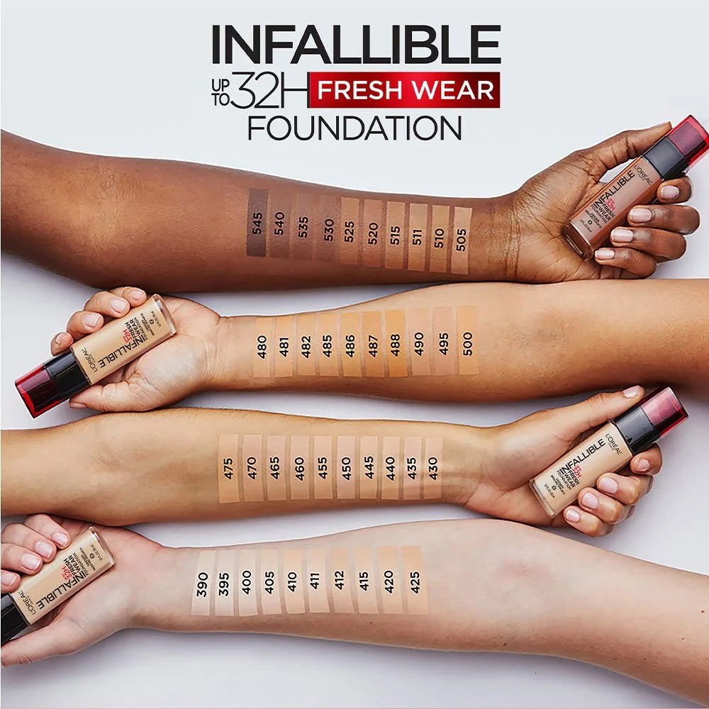 L'Oreal Paris Infallible 32H Fresh Wear Foundation Vitamin C Infused SPF 25