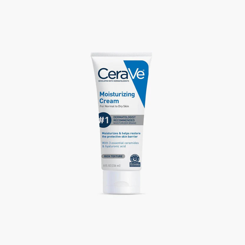 CeraVe Moisturizing Cream 236ml for Normal to Dry Skin | Rich Moisturizer with 3 Essential Ceramides
