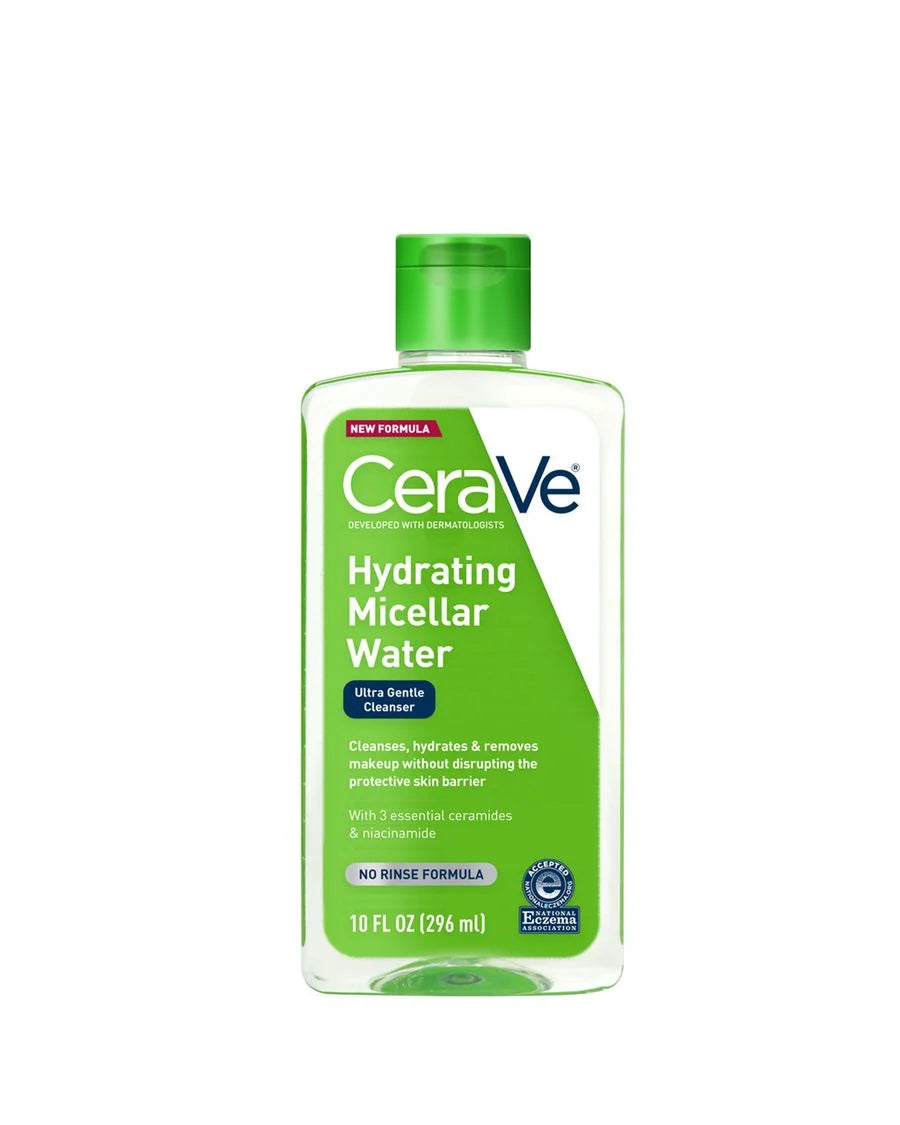 CeraVe Hydrating Micellar Water 296ml | Ultra Gentle Cleanser & Makeup Remover for All Skin Types