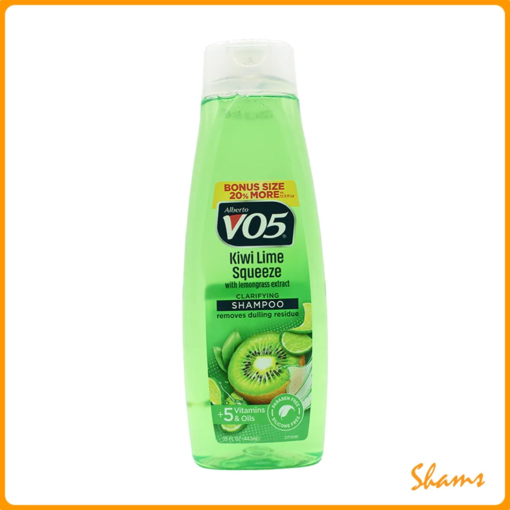 Alberto VO5 Kiwi Lime Squeeze Clarifying Shampoo 443ml – Deep Cleansing Shampoo