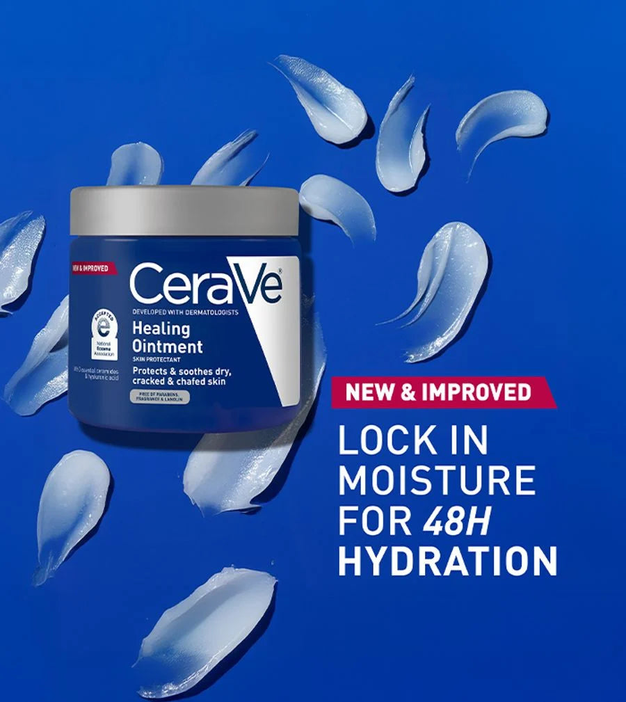 CeraVe Healing Ointment 340g (12oz) | Skin Protectant for Dry, Cracked & Chafed Skin
