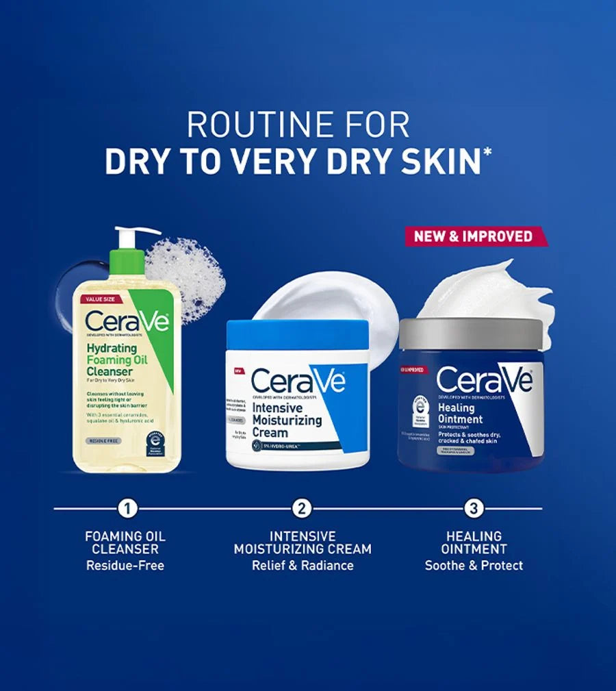 CeraVe Healing Ointment 340g (12oz) | Skin Protectant for Dry, Cracked & Chafed Skin