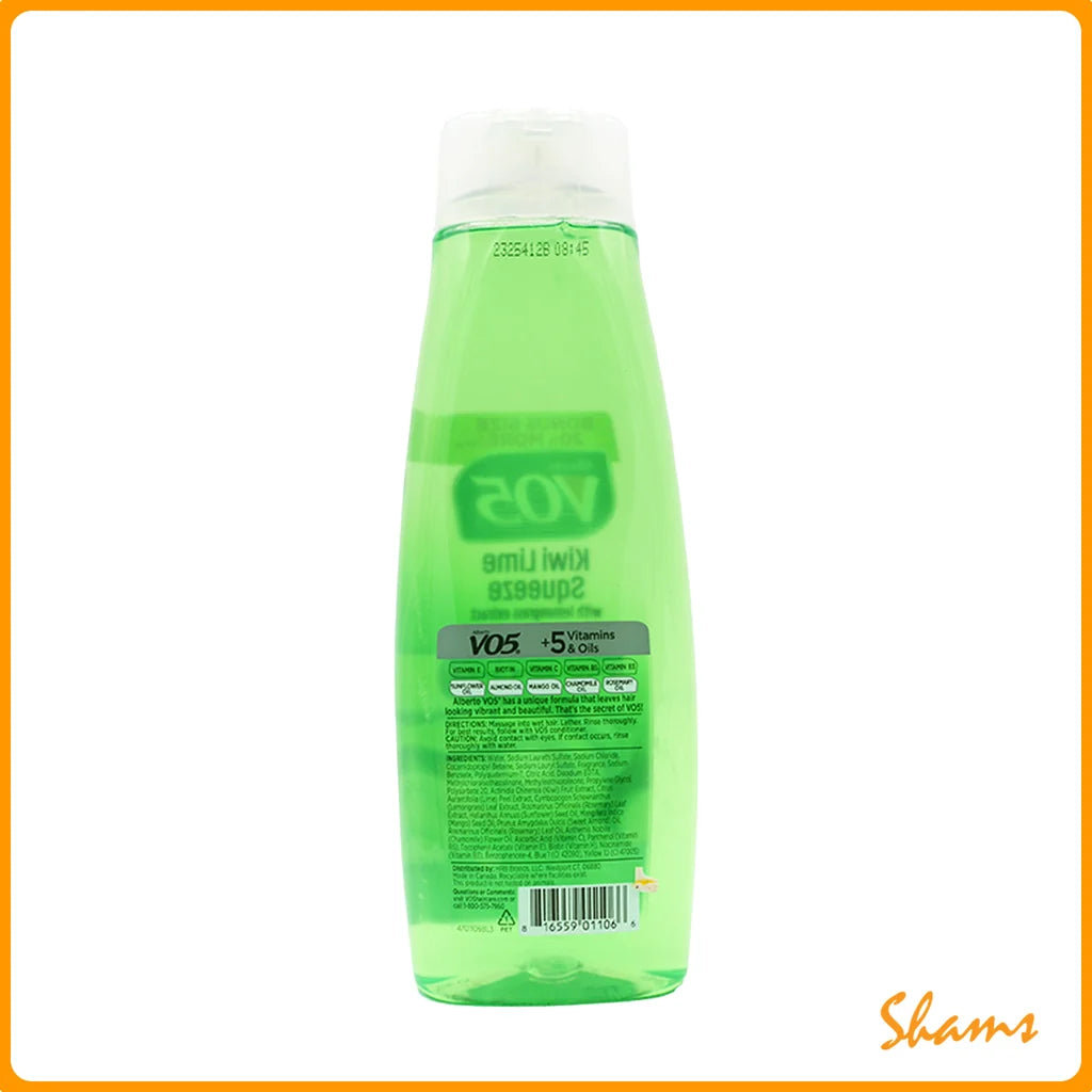 Alberto VO5 Kiwi Lime Squeeze Clarifying Shampoo 443ml – Deep Cleansing Shampoo