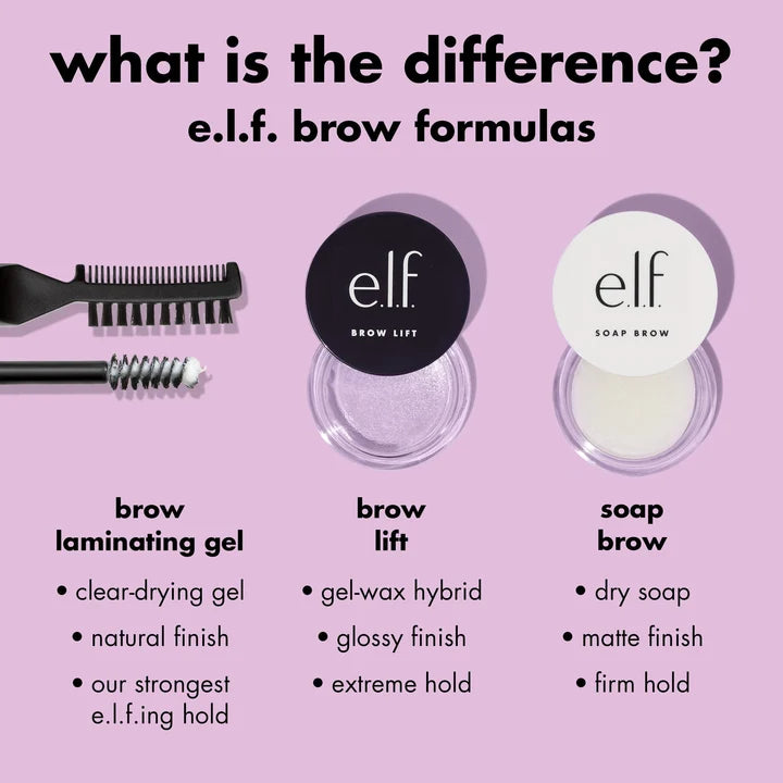 e.l.f. Cosmetics Brow Lift - Clear Aloe Infused Eyebrow Styling Wax (8.8g)