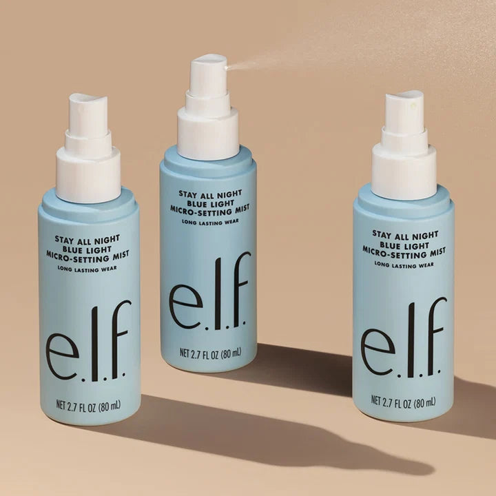 e.l.f. Cosmetics Stay All Night Blue Light Micro-Setting Mist (80ml)