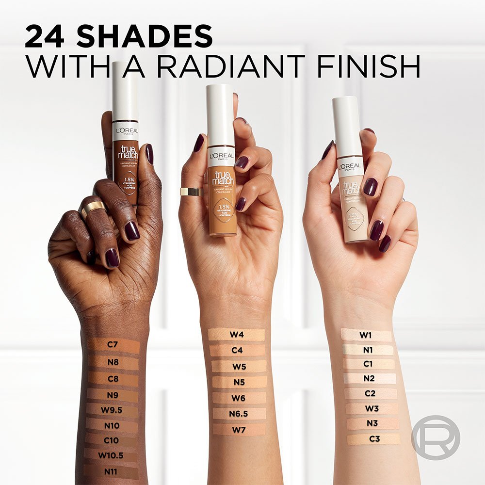 L'Oreal Paris True Match Radiant Serum Concealer Hydrating Eye Treatment Makeup