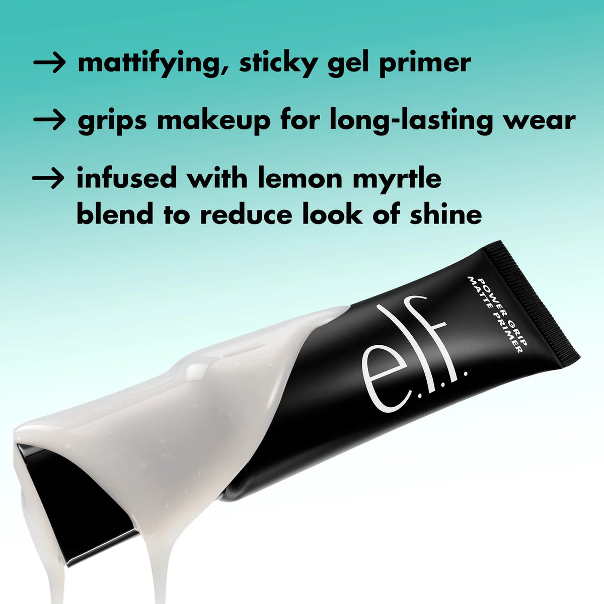e.l.f. Cosmetics Power Grip Matte Primer - Oil-Control Makeup Base (26ml)