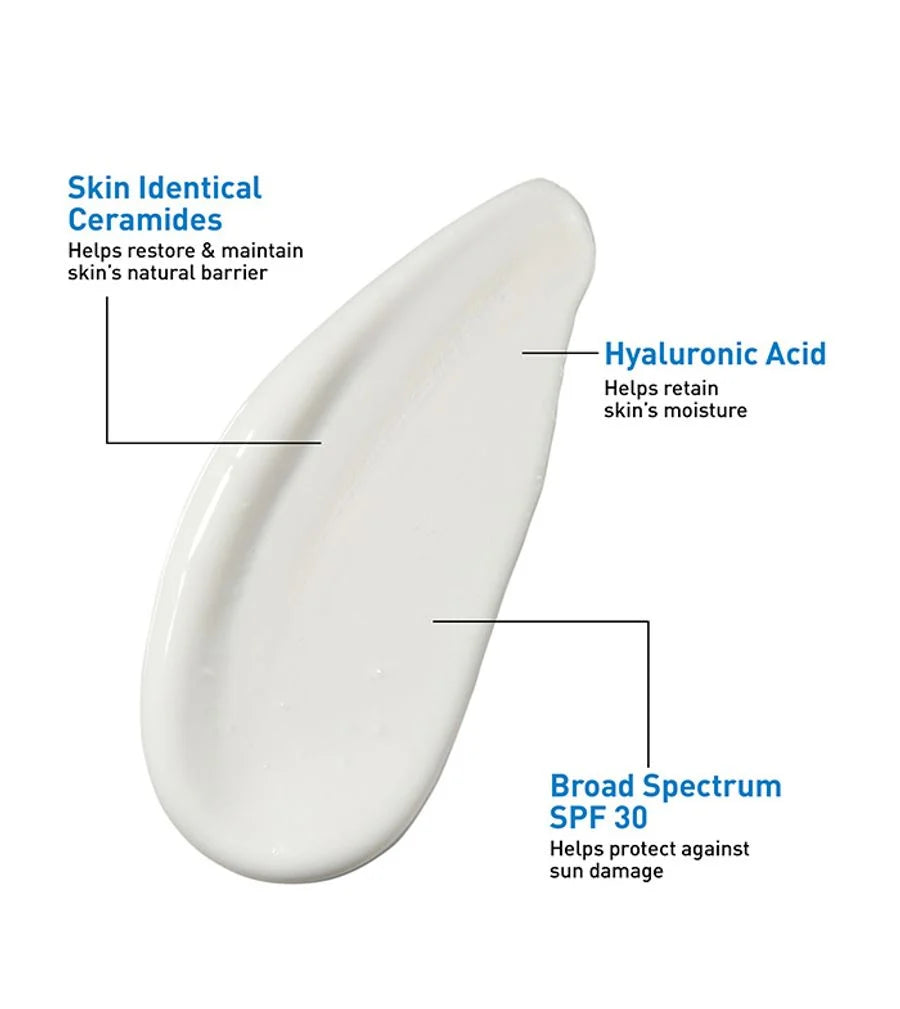 CeraVe Ultra-Light Moisturizing Lotion SPF 30 with Sunscreen for Normal to Oily Skin – 52ml